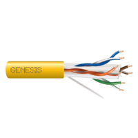 Genesis (51021102) 23/4Pr Cat 6 Plus — Category 6, Plenum — Yellow