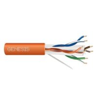 Genesis (51022103) 23/4Pr Cat 6 Plus — Category 6, Plenum — Orange