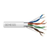 Genesis (51781001) 24/4Pr C5E Ftp Cmr/Ft4 1Mrl Wh — Category 5E, Riser — White