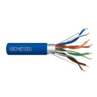 Genesis (51781006) 24/4Pr C5E Ftp Cmr/Ft4 1Mrl Bu — Category 5E, Riser — Blue