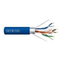 Genesis (51921006) 23/4Pr Cat6+ Ftp Cmr 1M Rl Blu — Category 6, Riser — Blue
