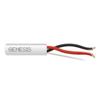 Genesis (52501101) 16/2 Stranded — Home Theater Sound, Riser, Unshielded — White