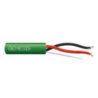 Genesis (52505505) 16/2 Stranded — Home Theater Sound, Riser, Unshielded — Green