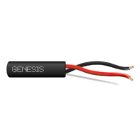 Genesis (52505508) 16/2 Stranded — Home Theater Sound, Riser, Unshielded — Black