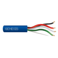 Genesis (52515506) 16/4 Stranded — Home Theater Sound, Riser, Unshielded — Blue