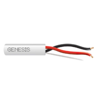 Genesis (52525501) 14/2 Stranded — Home Theater Sound, Riser, Unshielded — White