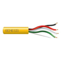 Genesis (52535002) 14/4 Stranded — Home Theater Sound, Riser, Unshielded — Yellow