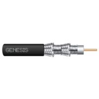 Genesis (53071108) Rg6 Ccs Quad-Shield — Catv Coax, Riser — Black