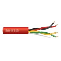 Genesis (55031004) 16/2Pr Solid — Fire Alarm, Nyc Certified, Unshielded — Red