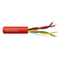 Genesis (55061004) 14/2Pr Solid — Fire Alarm, Nyc Certified, Unshielded — Red