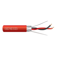 Genesis (55521004) 16/1pr solid shielded; fire alarm, nyc certified, shielded; red; 1000 reel