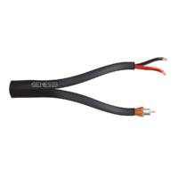 Genesis (65086108) Rg59 95%Cca + 18/2 — Cctv Coax + Power, Gen Purpose — Black