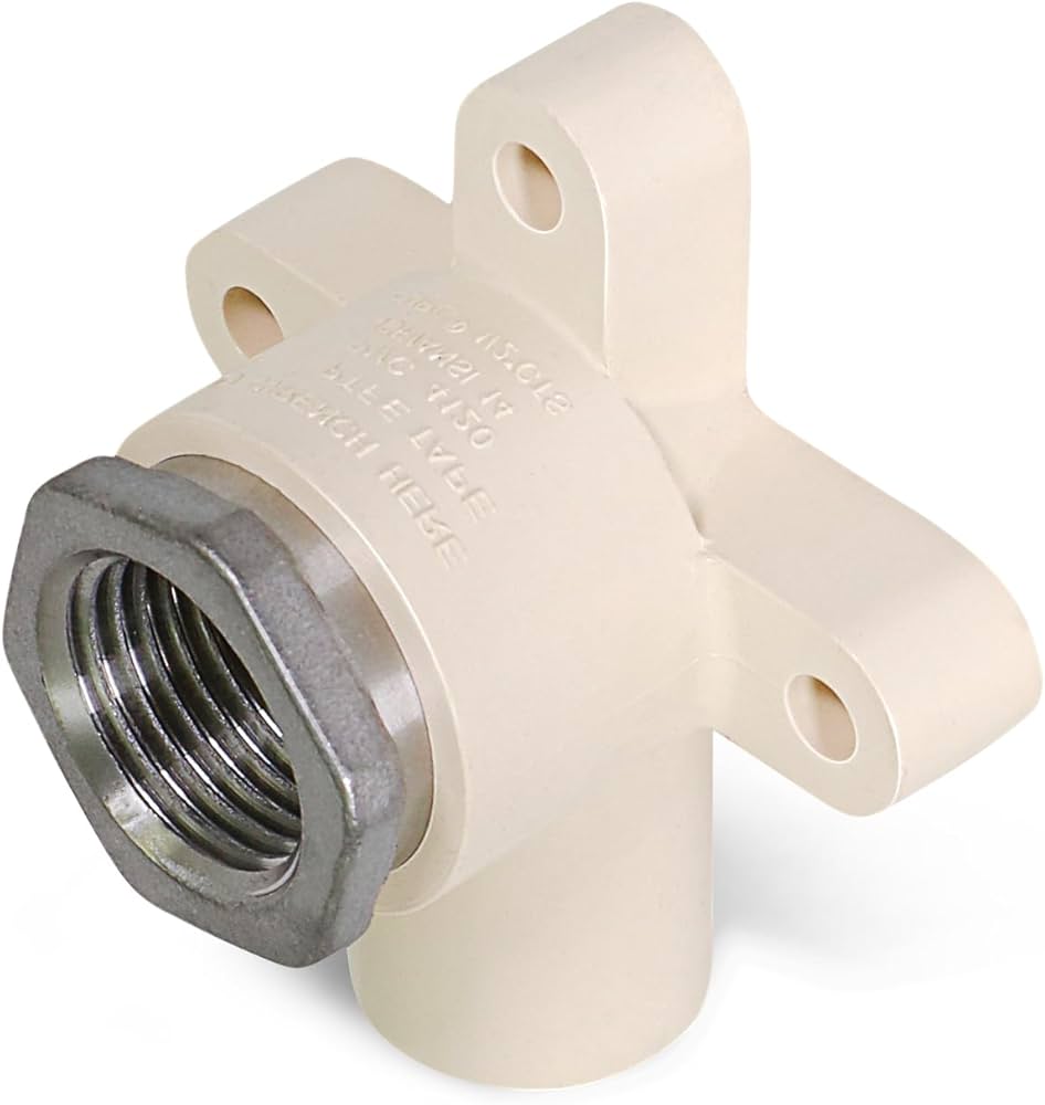 Space Age ASD-34-12-CPVC, Space Age (ASD-34-12-CPVC) Adapter, 3/4“ Slip X 1/2” Fnpt Orange*, Cpvc
