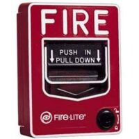 Fire-Lite (BG-12LAOB) Dual-Action Manual Pull Station With Key Lock
