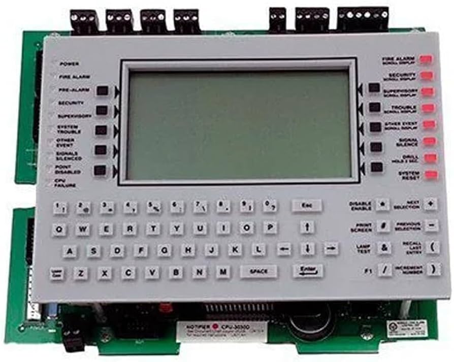 Notifier CPU-16-RTO, Notifier (CPU-16-RTO) N16X Intelligent Fire Alarm Control Panel; 10″ Touchscreen Display, Cpu