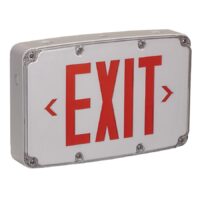 Mircom (EL-100WP) Compact Wet Location Led Red Exit Sign (Outdoor Capable)