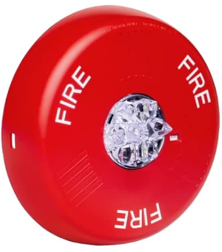 Wheelock ELAMTR, Wheelock (ELAMTR) Eluxa Addressable-Multitone, Red, 12 Or 24Vdc)