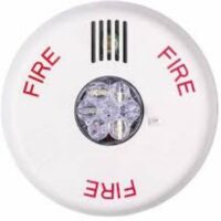 Wheelock (ELHSWC-N) Eluxa,Led Hn Str,Wht,Ceiling,24V,15/30/75/110/150/177Cd,No Ltr