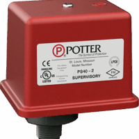 System Sensor (EPS40-1) System Sensor, Low Pressure Supervisory Switch, W/One (1) Spdt Contact
