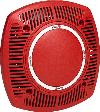 Potter Electric Signal EVAX-50/8Z, Potter (EVAX-50/8Z) 50 Watt Voice Panel W/ 8 Speaker Circuits, Charcoal Cabinet