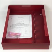 Notifier (FHSC-R) Firefighters Handset Cabinet, Recessed Mount, Houses Up To Five Handsets, Red