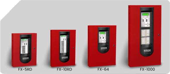 KIDDE COMMERCIAL FX-1000, Kidde Commercial (FX-1000) Four Loop System With One 250-Point Loop Installed