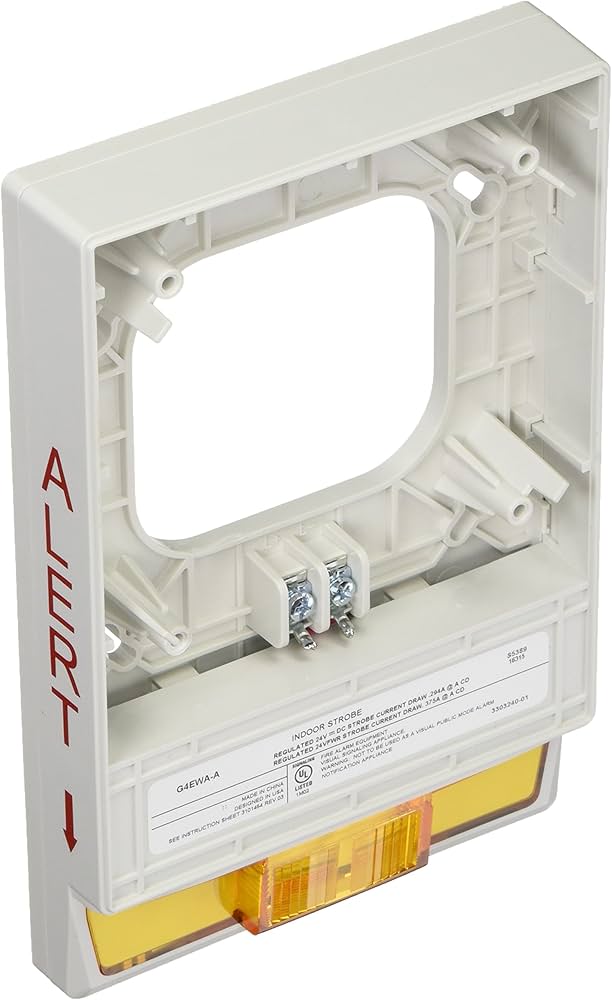 Edwards G4VWA-A, Edwards (G4VWA-A) Strobe, White Alert, Amber Lens