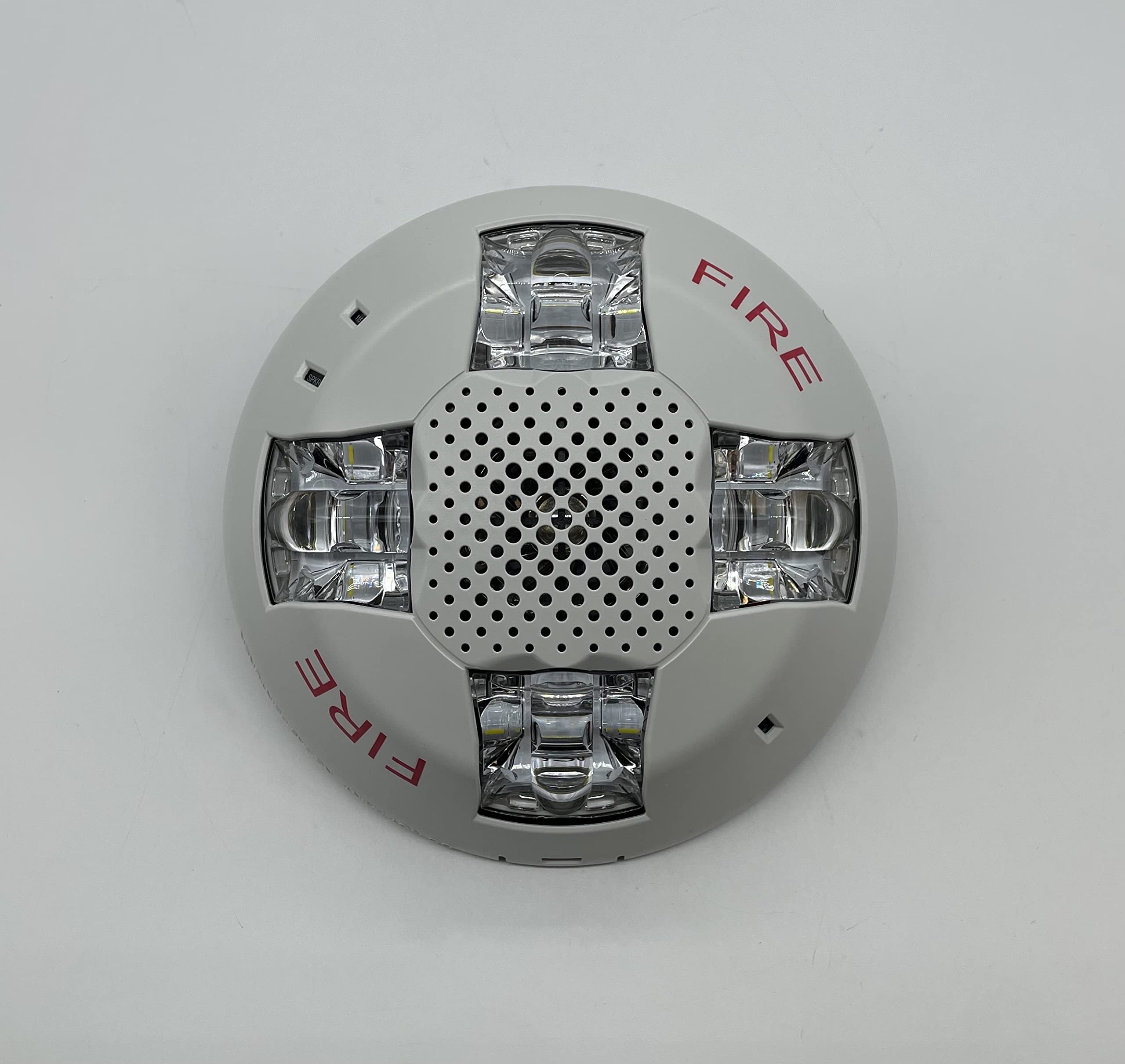 Edwards GCSVWF-CVR, Edwards (GCSVWF-CVR) Cover, Ceiling Speaker/Strobe, Genesis, White, Fire Marking