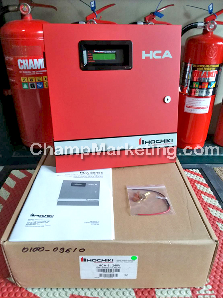 Hochiki HCA-8/240V, Hochiki (HCA-8/240V) 8 Zone Conventional Facp, Red, 240V