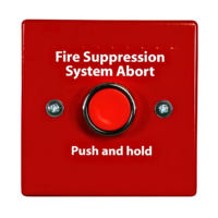 Hochiki (HCVR-AS-R) Hcvr-As, Extinguishant Abort Switch, Surface Mount, Red