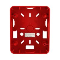 Hochiki (HSB-R) (0500-06360) Surface Back Box For Hec, Hes, Heh Series, Red