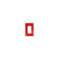 Space Age (IGP1R) Igp Plate 1 Gang Red