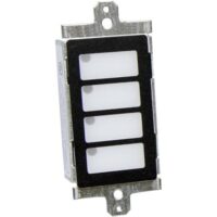 Space Age (IGP4W) Igp Plate 4 Gang White