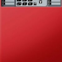Edwards (IO1000R-2) Four Loop System With One 250-Point Loop Installed. 230V, Red