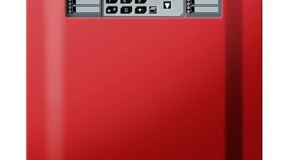 Edwards IO1000R-2, Edwards (IO1000R-2) Four Loop System With One 250-Point Loop Installed. 230V, Red