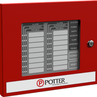 Potter (LED-16F) (3992727) Led Annunciator 16 Zones Flush Mount