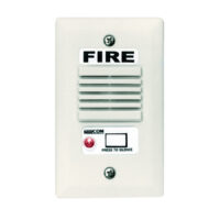Secutron (MH-25R) Mini-Piezo, 24 Vdc, Red, Flush Mount. For Surface Mount Use Bb-300