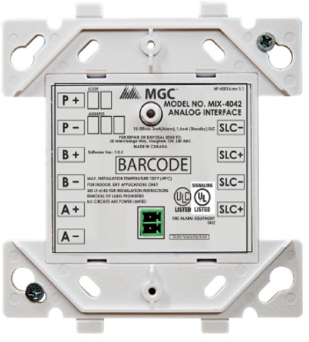 Mircom MIX-4042, Mircom (MIX-4042) Module 4000 Series Conventional Zone