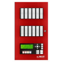 Secutron (MMX-BB-1003DR) Semi-Flush Backbox For Series 1000 Annunciators (Houses 3 Modules) Red...
