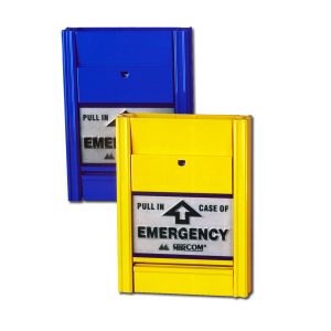 Secutron MS-704U, Secutron (MS-704U) Yellow Single Action Emergency Station W/ 2 Form ‘C’ Contacts Key Resettable