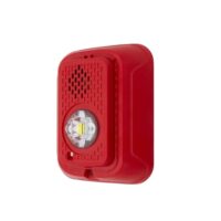System Sensor (P2RLED-P) Led Horn Strobe; Wall-Mount, Red, No Lettering, 2-Wire