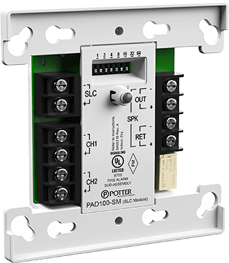 Potter Electric Signal PAD100-SM, Potter (PAD100-SM) (3992724) Pad 100 Speaker/Audio Module