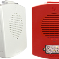 Potter (PE-3RSPK-NR) (4871163) Nema 3R Speaker, With 3R Plate, Red Body No Lettering, With 3R Plate