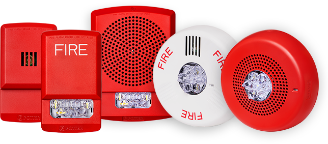 Potter Electric Signal PE-SBB-R, Potter (PE-SBB-R) Led Backbox, Wall, Red, Strobe, Horn Strobe, Horn