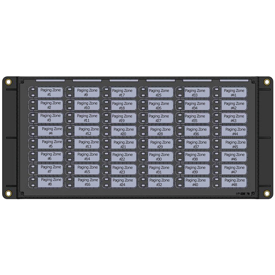 Secutron QAZT-5348DS, Secutron (QAZT-5348DS) Zoned Paging/Firefighter’S Telephone Selector Panel …