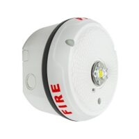 System Sensor (SCWLED-P) L-Series Led Strobe, Ceiling-Mount, Indoor, Plain, White