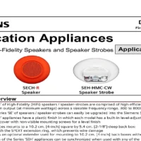 Siemens (SEH-HMC-W) Speaker Strobe, Hifi, 135/185 Cd, White