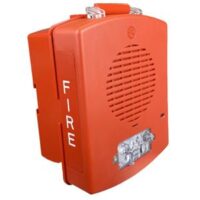 Siemens (SL24XMTS-FR) Weatherproof Horn/Strobe - Surface Mount Only - "Fire" Text - Red - Nema 4X