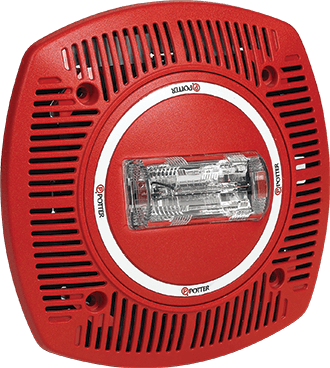 Potter Electric Signal SPKSTR-24WLPPW-WP, Potter (SPKSTR-24WLPPW-WP) Weather Proof Speaker/Strobe White Plain