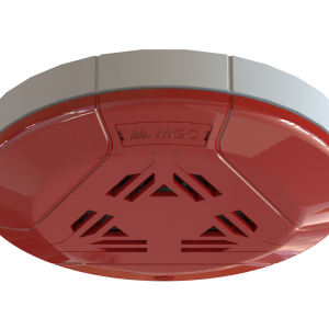 Secutron SPPS-204-70R, Secutron (SPPS-204-70R) Speaker/Strobe, Wall, Square, 70V, Red